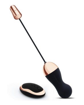 Oeuf vibrant noir 10 vitesses USB 