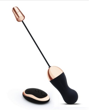 Oeuf vibrant noir 10 vitesses USB