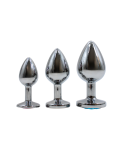 Plug bijou en aluminium bijou bleu Large HELIRA Plug bijou en aluminium bijou bleu Large HELIRA