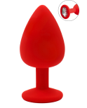 Plug rouge bijou cristal Large CHERRY Plug rouge bijou cristal Large CHERRY