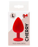 Plug rouge bijou cristal Large CHERRY Plug rouge bijou cristal Large CHERRY