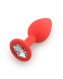 Plug rouge bijou cristal Large CHERRY Plug rouge bijou cristal Large CHERRY