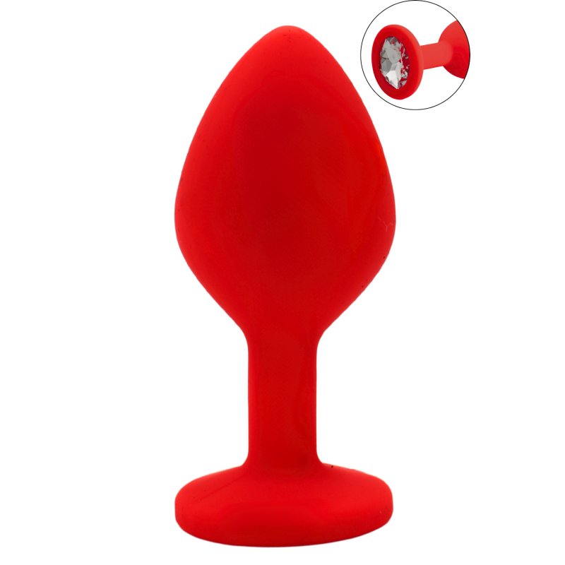 Plug rouge bijou cristal Medium CHERRY Plug rouge bijou cristal Medium CHERRY