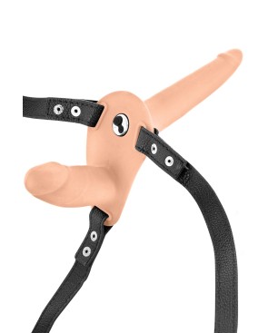 Double gode ceinture vibrant chair USB
