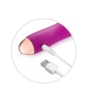 Vibromasseur rose lisse 7 vitesses USB Vibromasseur rose lisse 7 vitesses USB