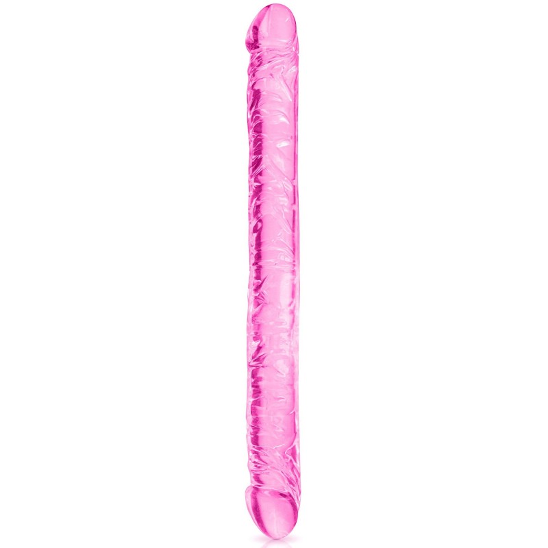 Double dong jelly rose 34cm Double dong jelly rose 34cm
