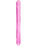 Double dong jelly rose 34cm Double dong jelly rose 34cm