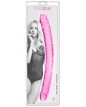 Double dong jelly rose 34cm Double dong jelly rose 34cm