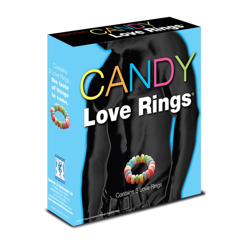 Lot de 3 cockrings bonbons Candy Lot de 3 cockrings bonbons Candy