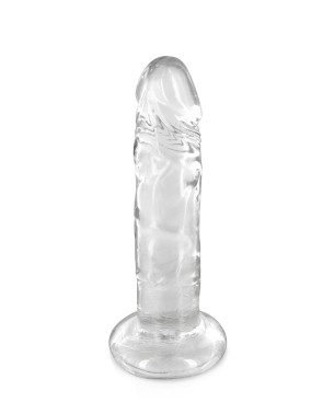 Gode dong jelly transparent ventouse 18cm 