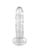 Gode dong jelly transparent ventouse 18cm