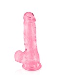 Gode jelly rose ventouse taille M 17.5cm Gode jelly rose ventouse taille M 17.5cm