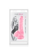 Gode jelly rose ventouse taille M 17.5cm Gode jelly rose ventouse taille M 17.5cm