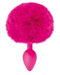 Plug anal pompon fuschia