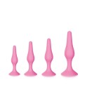 Coffret 4 plugs plaisir anal roses Coffret 4 plugs plaisir anal roses