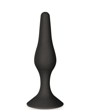 Plug anal ventouse noir taille M