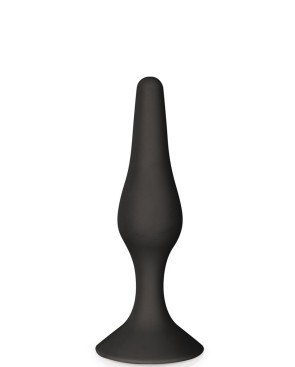 Plug anal ventouse noir taille S 