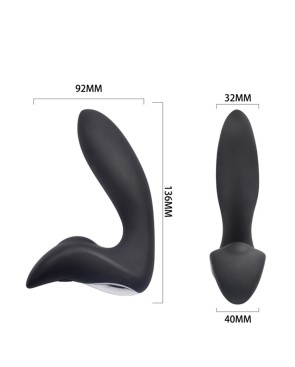 Plug anal vibrant 12 programmes et télecommande USB 