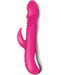 Vibromasseur rabbit va-et-vient chauffant 7 programmes USB Vibromasseur rabbit va-et-vient chauffant 7 programmes USB