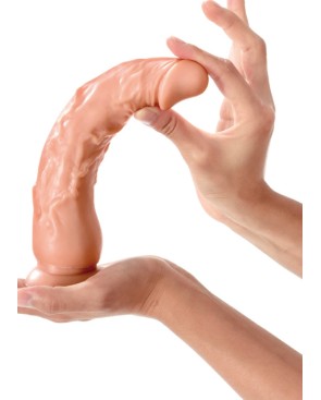 Gode plug réaliste grande taille avec ventouse 21cm 