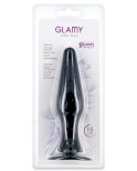 Plug anal noir 15cm avec ventouse