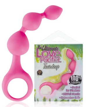 Stimulateur anal rose à boules