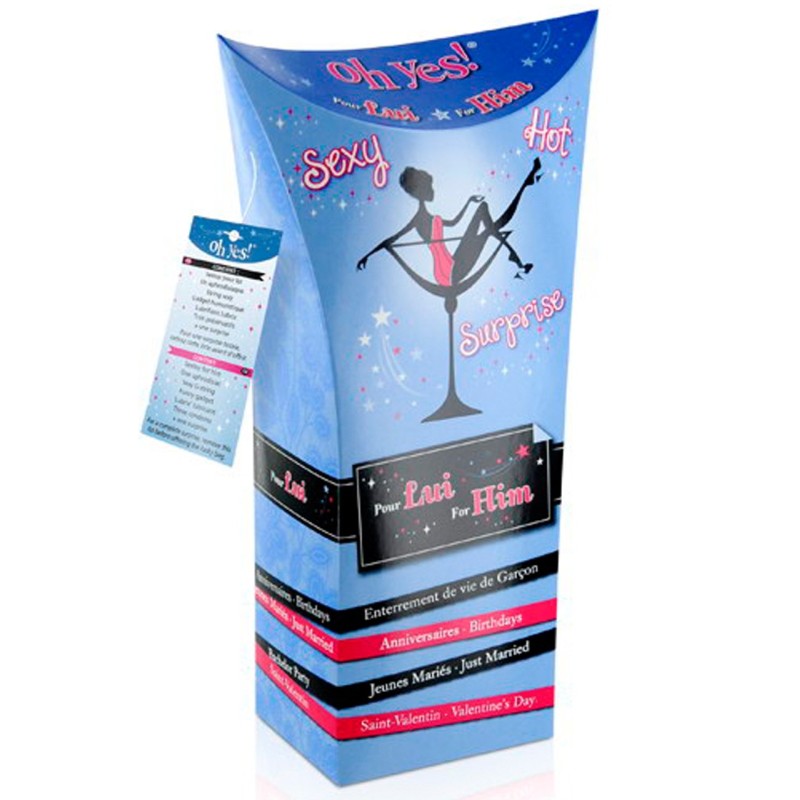 Boîte cadeau sexy homme sextoys string preservatif lubrifiant Boîte cadeau sexy homme sextoys string preservatif lubrifiant