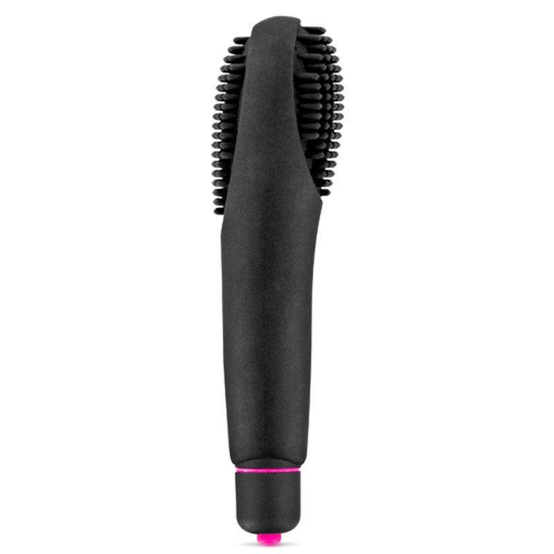 Vibromasseur noir à picots 7 vitesses Vibromasseur noir à picots 7 vitesses