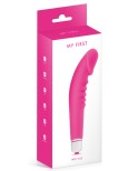 Vibromasseur stimulateur réaliste point G rose silicone 7 vitesses Vibromasseur stimulateur réaliste point G rose silicone 7 vitesses
