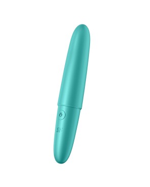 Vibromasseur turquoise USB Ultra Power Bullet 6 Satisfyer