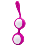 Boules de Geisha Fuchsia Silicone 1 dosette lubrifiant — Pocket Pleasure