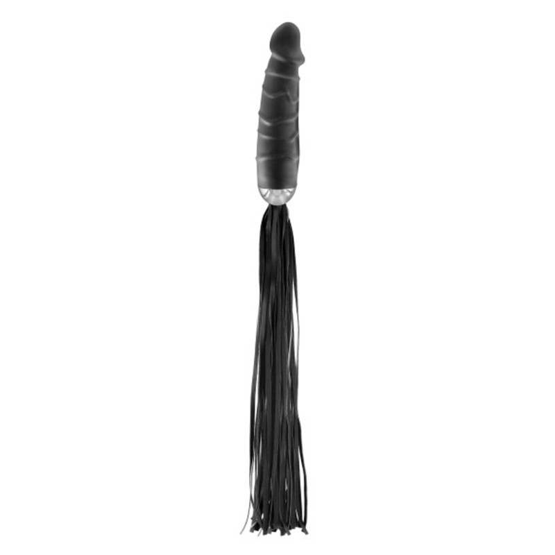 Martinet avec manche gode noir Fetish Tentation Martinet avec manche gode noir Fetish Tentation