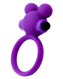 Anneau Vibrant Ourson Violet 1 dosette de lubrifiant — Pocket Pleasure