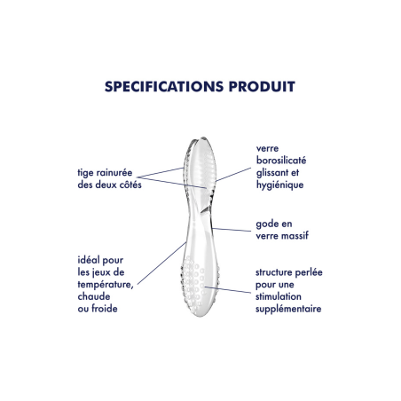 Gode en verre Dazzling Crystal 2 - Satisfyer