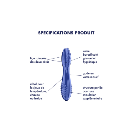 Gode en verre Dazzling Crystal 2 - Satisfyer