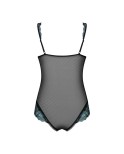 Amanta Body ouvert - Noir et Turquoise Amanta Body ouvert - Noir et Turquoise