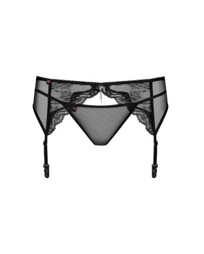 Charms Porte-jarretelles et String - Noir