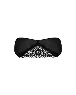 Satinia Masque en satin - Noir