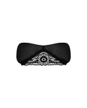 Satinia Masque en satin - Noir
