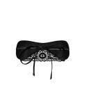 Satinia Masque en satin - Noir
