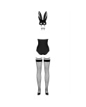 Bunny Costume 4 pcs - Noir