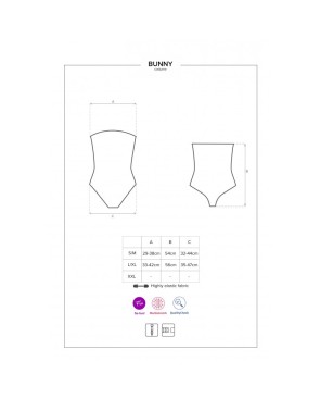 Bunny Costume 4 pcs - Noir