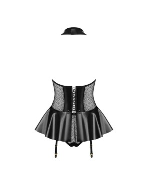 859-COR-1 Guêpière - Noir