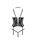 Alessya Corset et string noir Alessya Corset et string noir
