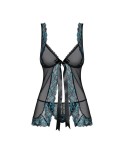 Amanta Babydoll - Noir et Turquoise Amanta Babydoll - Noir et Turquoise