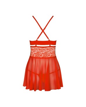 838-BAB-3 Babydoll - Rouge