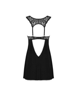 Donna Dream babydoll et String - Noire