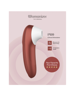 Stimulateur clitoridien sans contact  Pro rouge 11 intensités – Womanizer