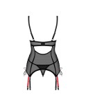 Glandez guêpière et string - Noir Glandez guêpière et string - Noir