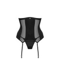 Chic Amoria corset et string - Noir